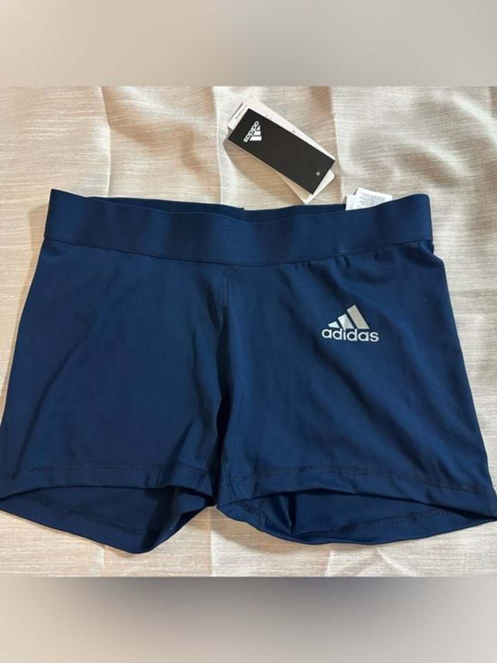 adidas Women's Navy Spandex Shorts